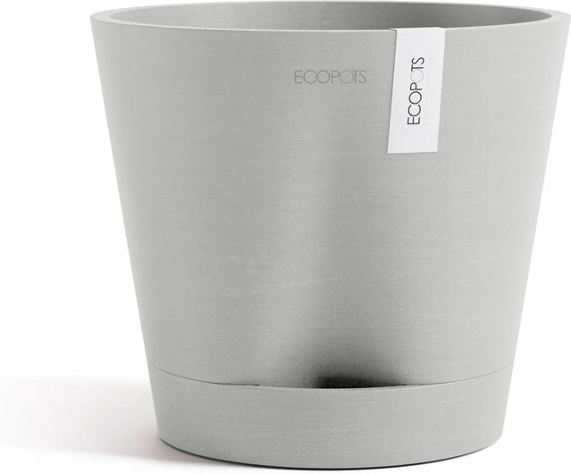 Ecopots Pflanztopf Venice 2 Blumentopf Weißgrau B: 20 cm, H: 17,5 cm - Bild 1