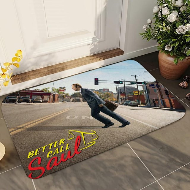 MINISO Better Call Saul Badezimmermatte, Anti-Rutsch-Matte aus Polyester, Mehrfarbig, B/T: 60 x 40 cm - Bild 1