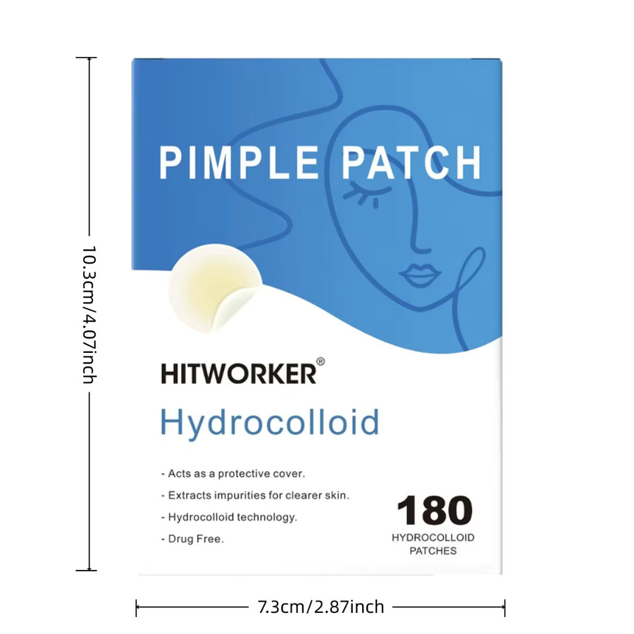 HITWORKER Akne-Patch-Set, 48/120-teilig, Unisex - Bild 1