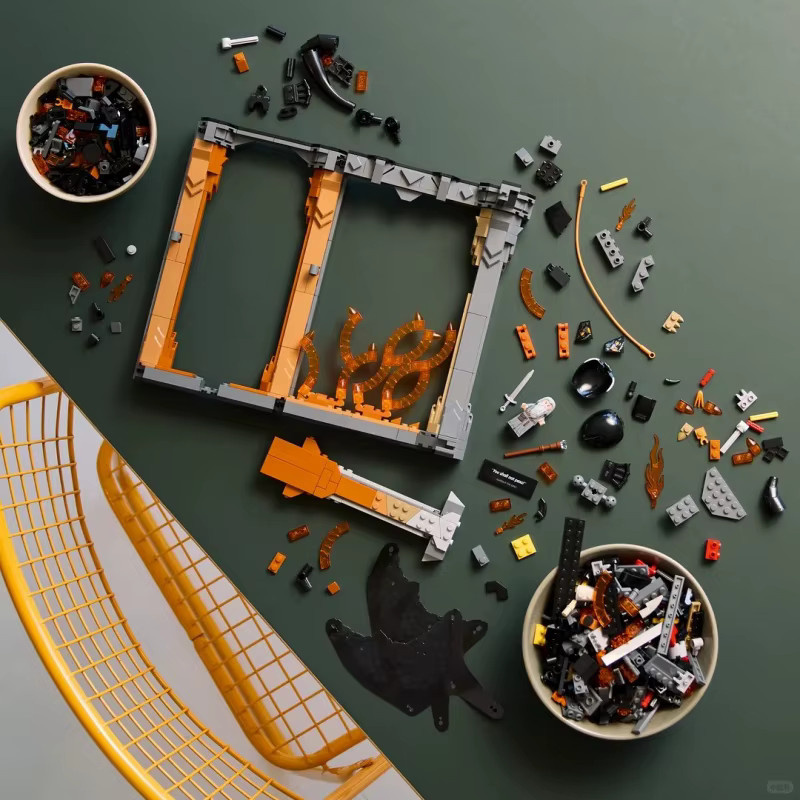 WSUEL Barocke Buch-Eck-Bausteine, Montage-Spielzeug, 1201 Teile, ab 14 Jahren - Bild 2