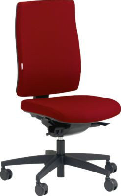 Steifensand Bürostuhl CETO CT2350 mit Synchronmechanik in Rot ohne Armlehnen - Bild 1