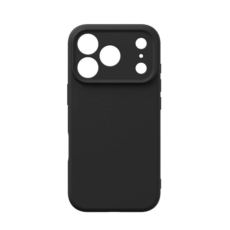 Ricestate Flüssige Silikonhülle für iPhone 11 bis iPhone 17 Pro Max mit Anti-Drop-Schutz in Pink und Black - Bild 3
