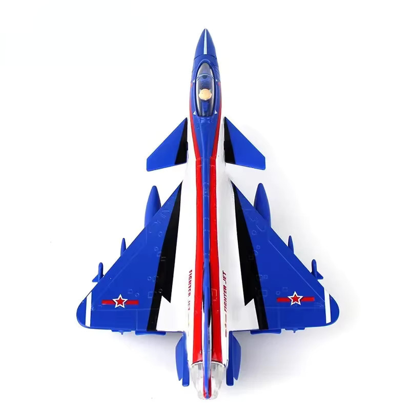 NEWAO MODEL J-10 Kampfjet Modell, Metall, Grau, Blau - Bild 2
