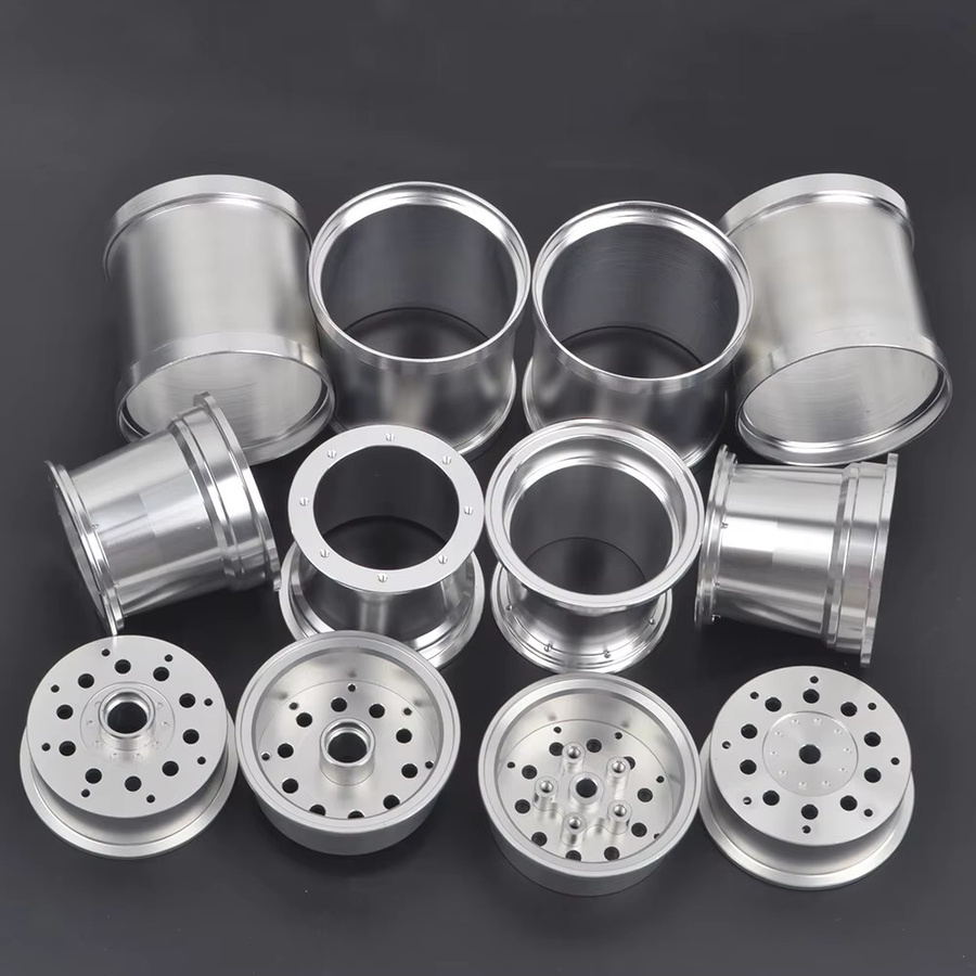 RcAidong Aluminium-Beadlock-Räder, Metall, Grau, Gold, Zubehör - Bild 3