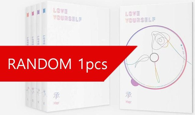 BTS – Das 5. Mini-Album Love Yourself 'Her' [L+O+V+E 4], White - Bild 1