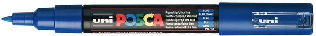 POSCA Marker PC-1MC Permanent Marker mit feiner Spitze in Blau - Bild 1
