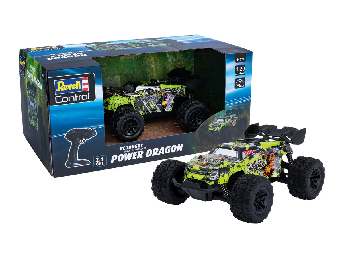 Revell Dragon Power Dragon RC Modellauto Elektro Buggy 1:20 Grau ab 10 Jahren - Bild 3