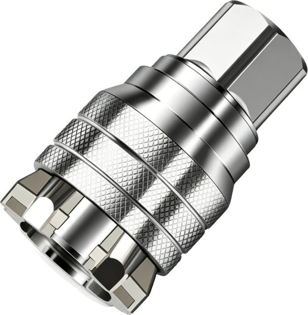 TOMTOP JMS Universelle Verstellbare Steckschlüsselhülse für 3/8 Zoll Antrieb, Farbe: Grau/Silber - Bild 1
