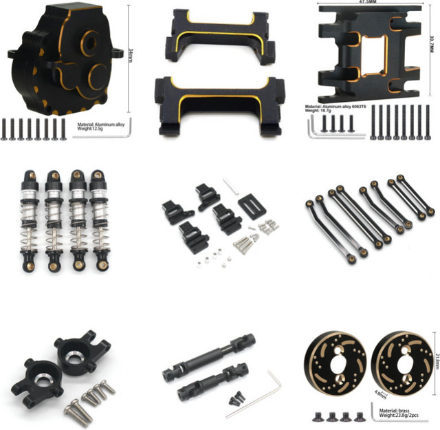 JJRC RC AX8560 Ferngesteuertes Auto, 1:18, Schwarz - Bild 1