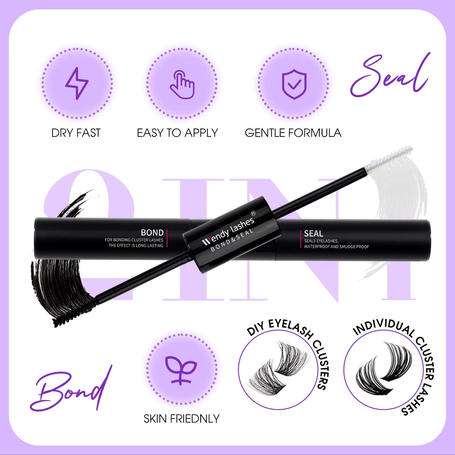 Wendy Lashes Wimpernkleber und Versiegelung, Unisex - Bild 3