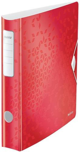 Leitz Ordner Active WOW DIN A4 aus Kunststoff mit 2 Bügeln, Rot, Rückenbreite: 65 mm - Bild 1