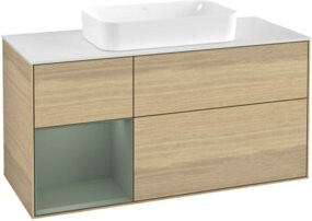 V&B Waschtischunterschrank Finion in Eichenfurnier Braun, B: 120 cm, T: 60 cm - Bild 1