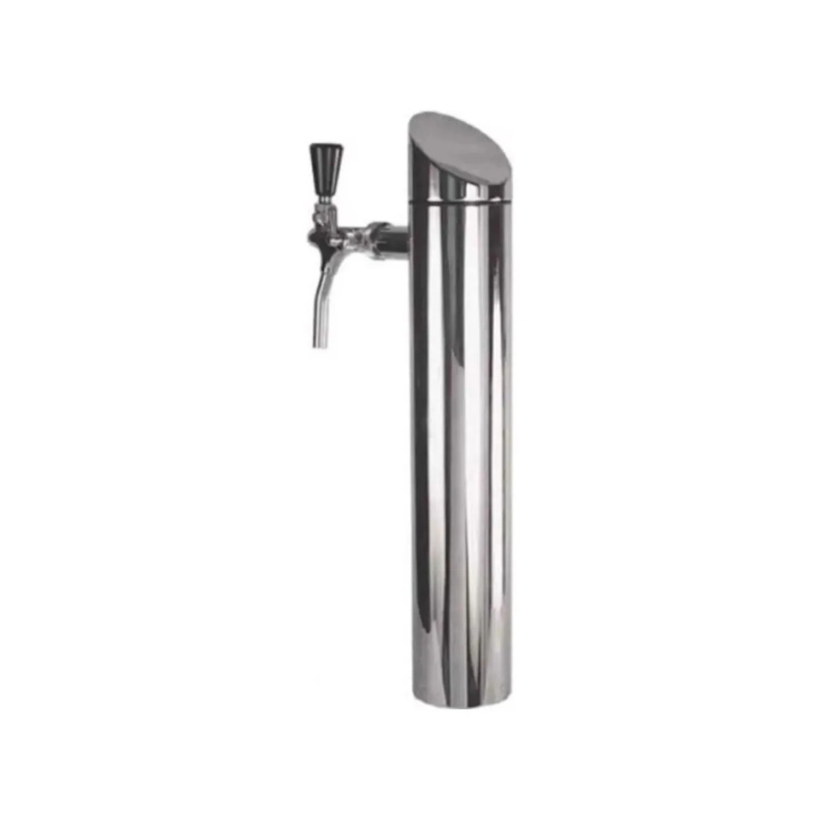 Ich-Zapfe Bierzapfsäule Tower 1-leitig, poliert, Silber, Höhe: 51 cm, Durchmesser: 8 cm - Bild 2