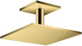 Hansgrohe Axor Kopfbrause Decke Rain quadratisch in Gold, Breite: 30 cm, Breite: 30 cm - Bild 1
