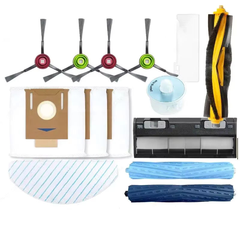Ecovacs Deebot Zubehör-Set für T9 AIVI, T8 AIVI und N8 Pro Serie mit Seitenbürsten, Hauptbürsten, Staubbox und Filtern in Multicolor - Bild 2