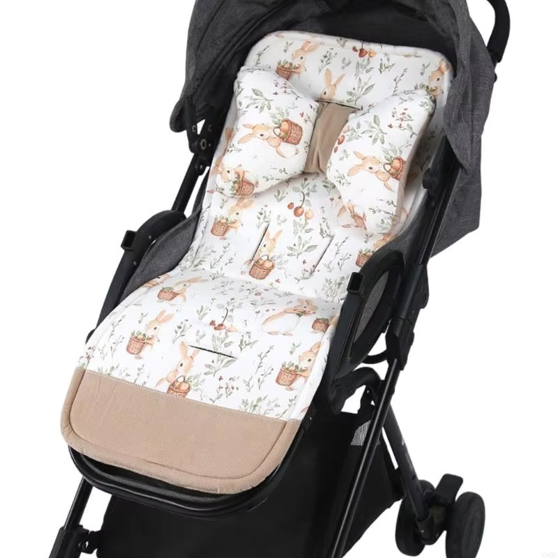 Warmes Baumwollkissen für Baby und Kinderwagen in Mehrfarbig, rechteckig - Bild 2