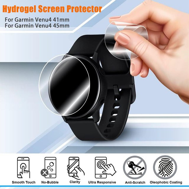 CHIICSMART Displayschutzfolie Hydrogel für Garmin Venu 4, 45 mm, 41 mm - Bild 1