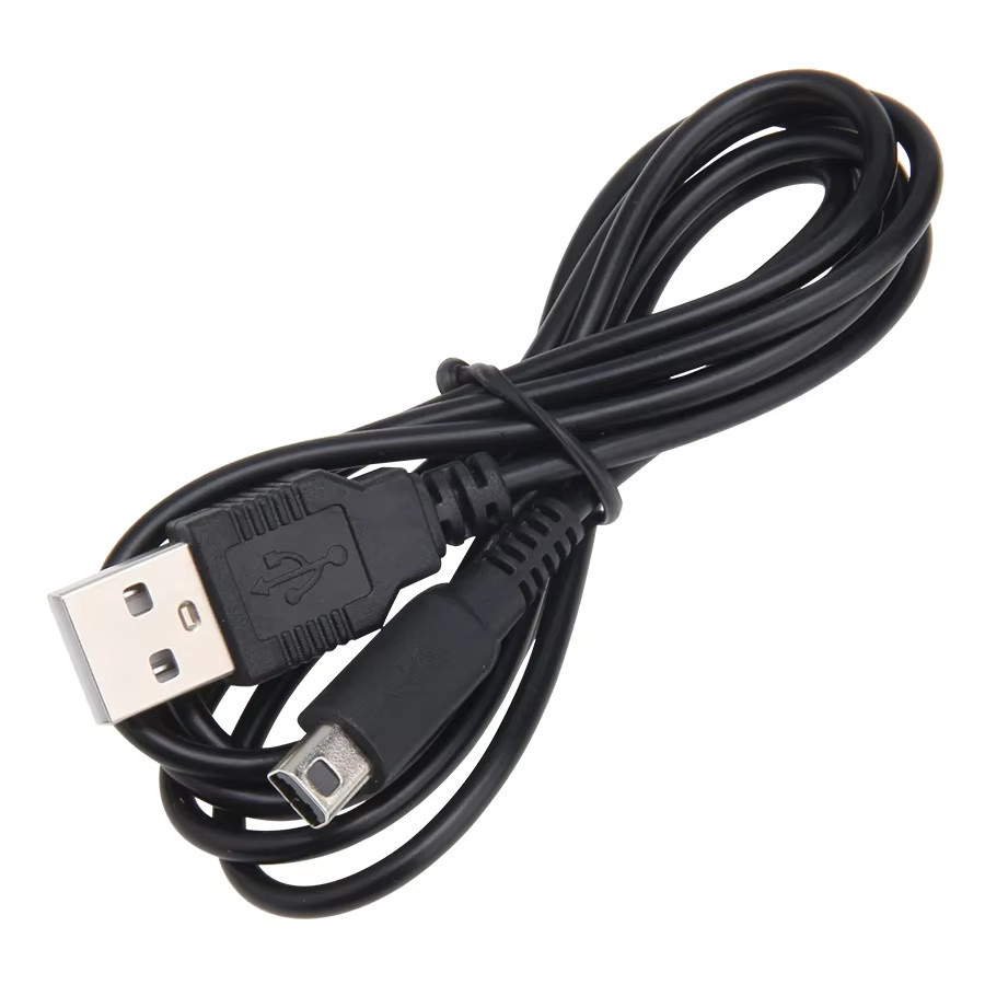 10 Stück DSi USB-Ladekabel und Daten-Sync-Kabel für Nintendo DSi, 3DS, 2DS XL/LL in Schwarz, Länge: 1,2 m - Bild 3