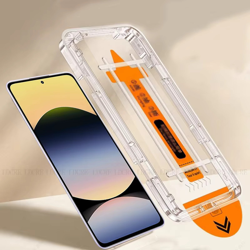 Xiaomi Redmi Note 14 5G Displayschutzfolie aus gehärtetem Glas, transparent - Bild 2