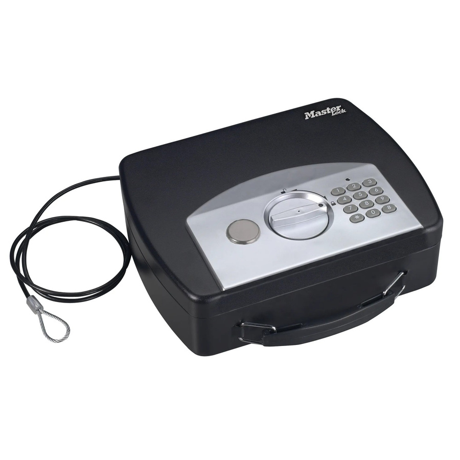 Master Lock Sicherheitskassette P40020 Dokumentenkassette Schwarz B/H/T: 7,4 x 25,4 x 20,1 cm - Bild 2