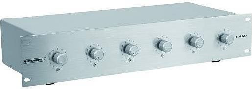Omnitronic ELA 6M-Zonen LS-Regler 5W in Silber - Bild 1