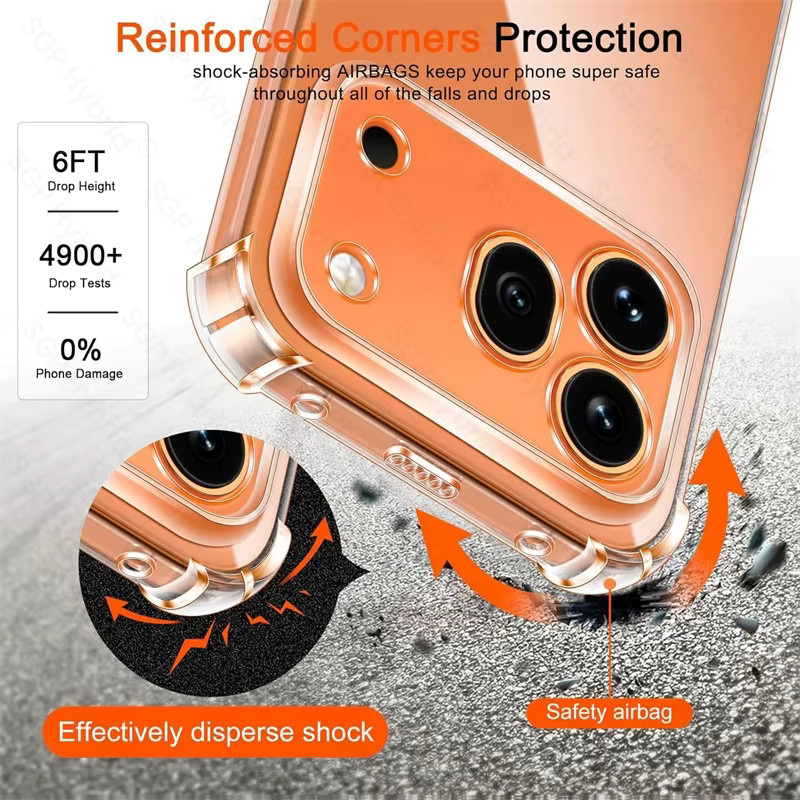 Transparente TPU Soft Cover Schutzhülle für Honor 600 Pro 5G - Bild 3