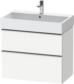 Duravit Waschtischunterschrank D-Neo in Weiß, B: 78,4 cm, T: 44,2 cm, H: 62,5 cm - Bild 1