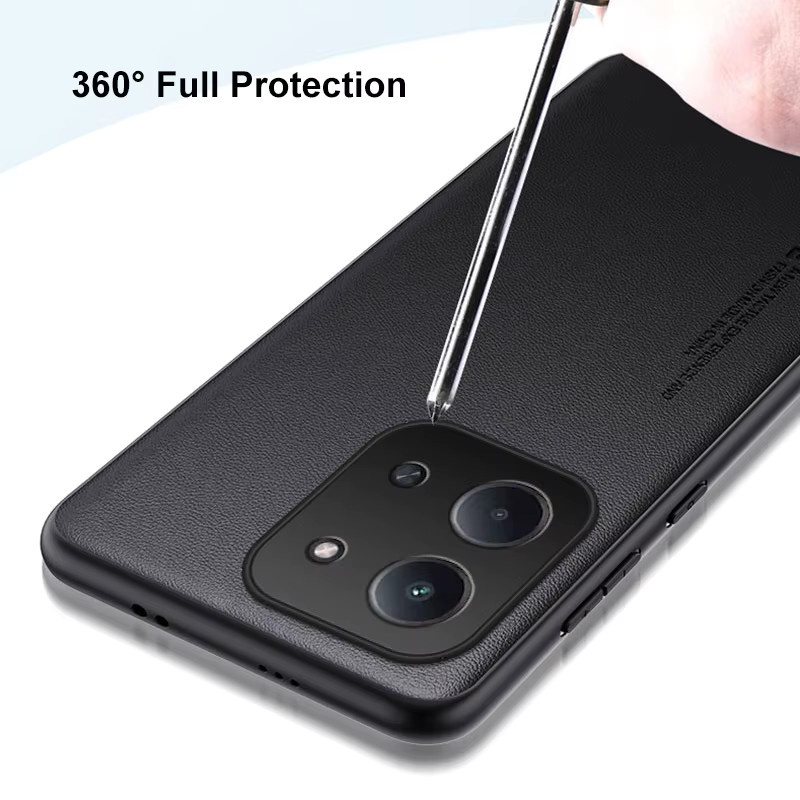 Luxus PU Leder Handyhülle für Xiaomi Redmi 15C 4G und Poco C85 in Schwarz oder Grün - Bild 2