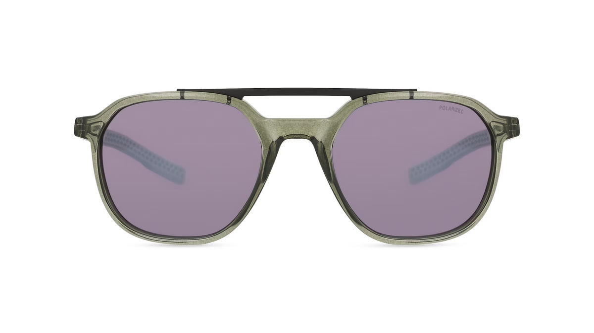 Julbo SLACK Sonnenbrille, Vollrand, Rund, Kunststoff, Unisex, grün - Bild 1
