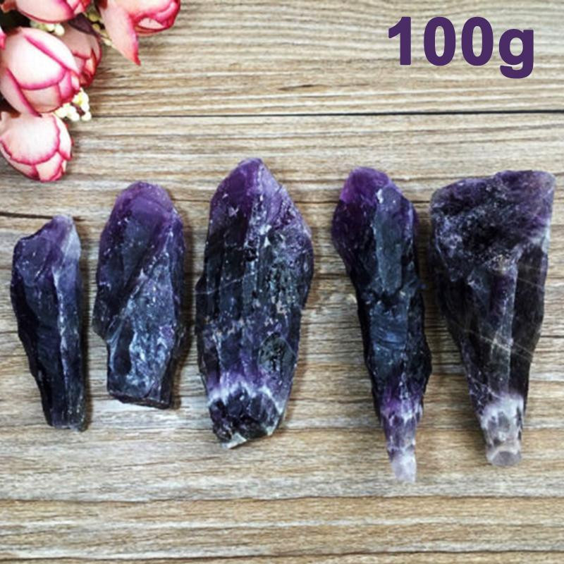 Natürlicher Amethyst Punkt aus lila Quarz Kristallstein, 100g - Bild 4