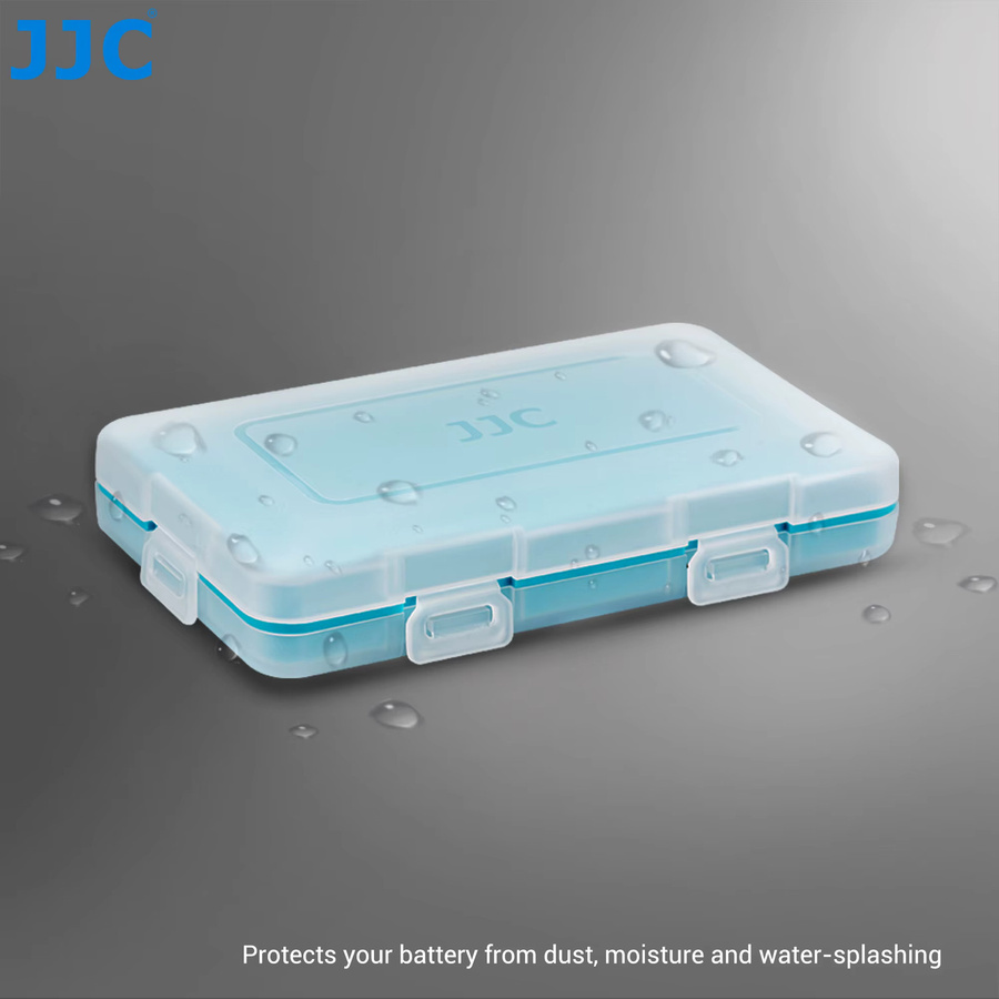 Jjc Batteriekasten aus Silikon und PP für 12 Stück CR2 und CR15H270 Batterien, wasserdichter Batterieträger und Organizer - Bild 2