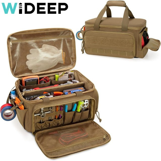 WIDEEP Taktische Werkzeugtasche Arbeitsorganisator in Beige, Breite: 35,6 cm - Bild 1