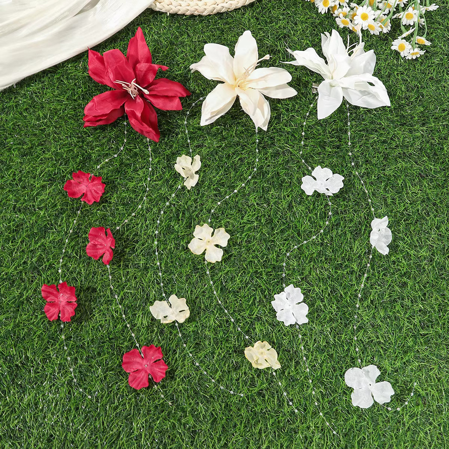 AWAYTR Haarspange Blumen-Quasten, Damen - Bild 1