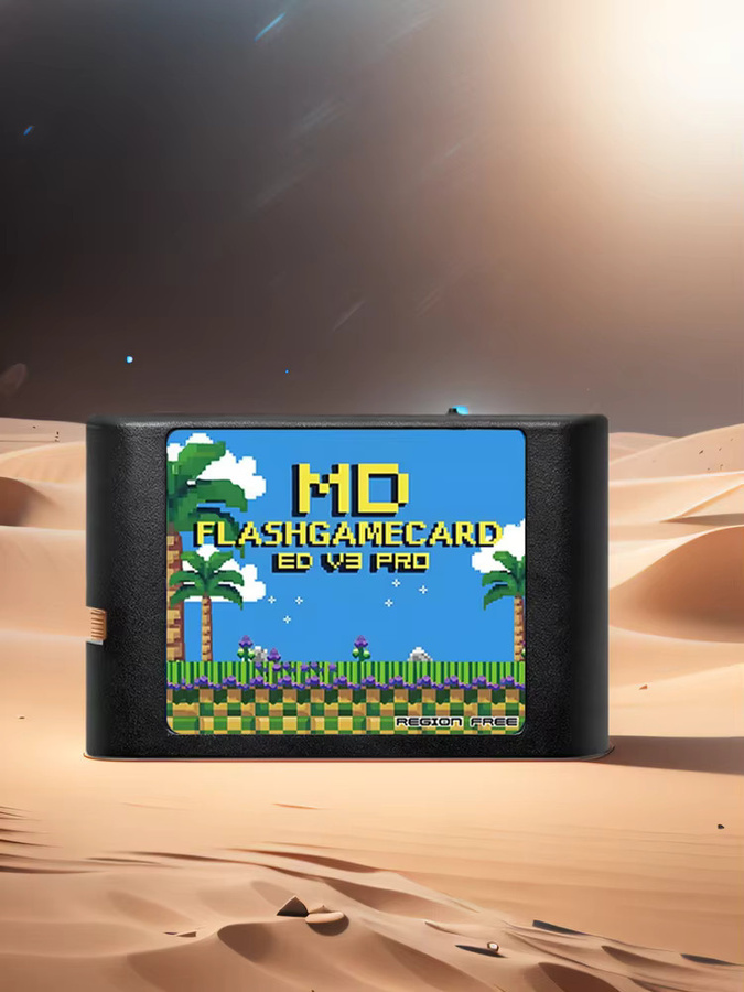 DGETG EDMD V3 Pro Memory Card mit 8 GB MicroSD für SEGA Genesis, Mega Drive und Master System in Schwarz - Bild 7
