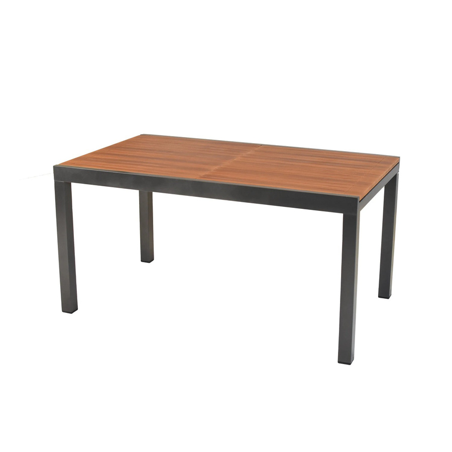 Merxx AZ-Tisch Gartentisch aus Aluminium rechteckig und ausziehbar B/T: 90 x 76 cm - Bild 2