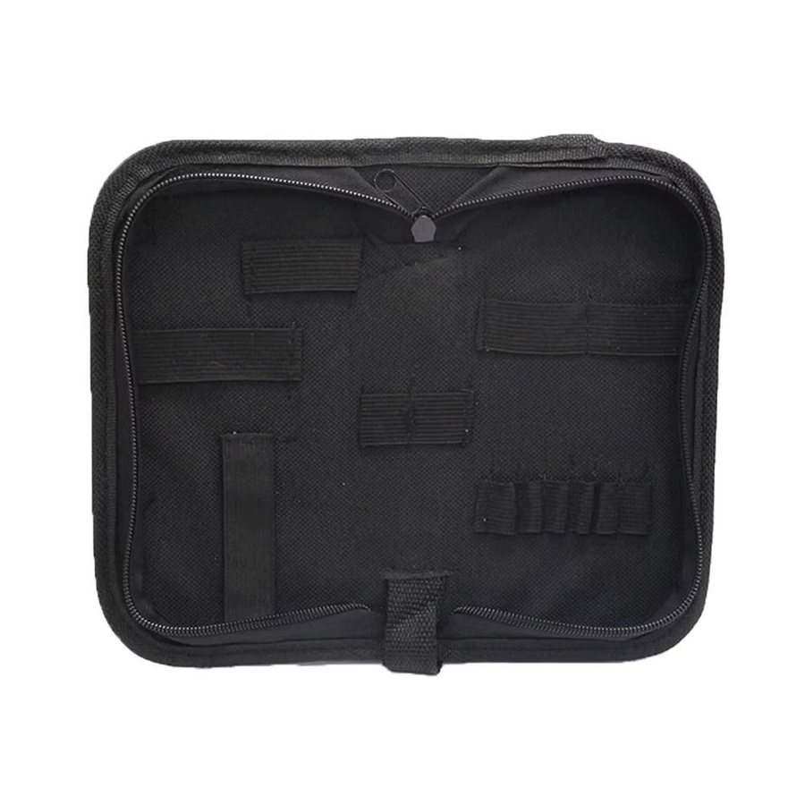 Kleine Werkzeugtasche aus schwarzem 600D Oxford Polyester zur Aufbewahrung von Zangen und Hardware-Zubehör - Bild 6