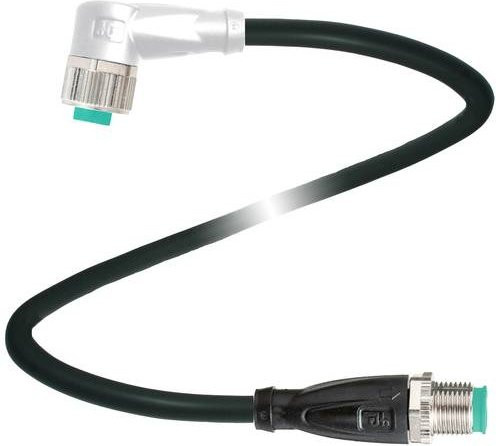 Pepperl+Fuchs Sensor-Aktor-Steckverbinder 322566, konfektioniert, 5 Polzahl, schwarz, Länge: 3 m - Bild 1