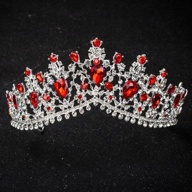 Diadem Kristall, Silber, Damen, Hochzeit - Bild 1