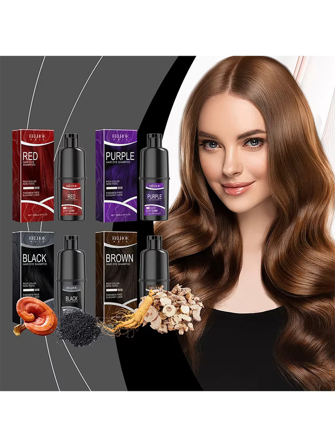 eelhoe Haarfärbe-Shampoo, 100 ml, für coloriertes Haar - Bild 7