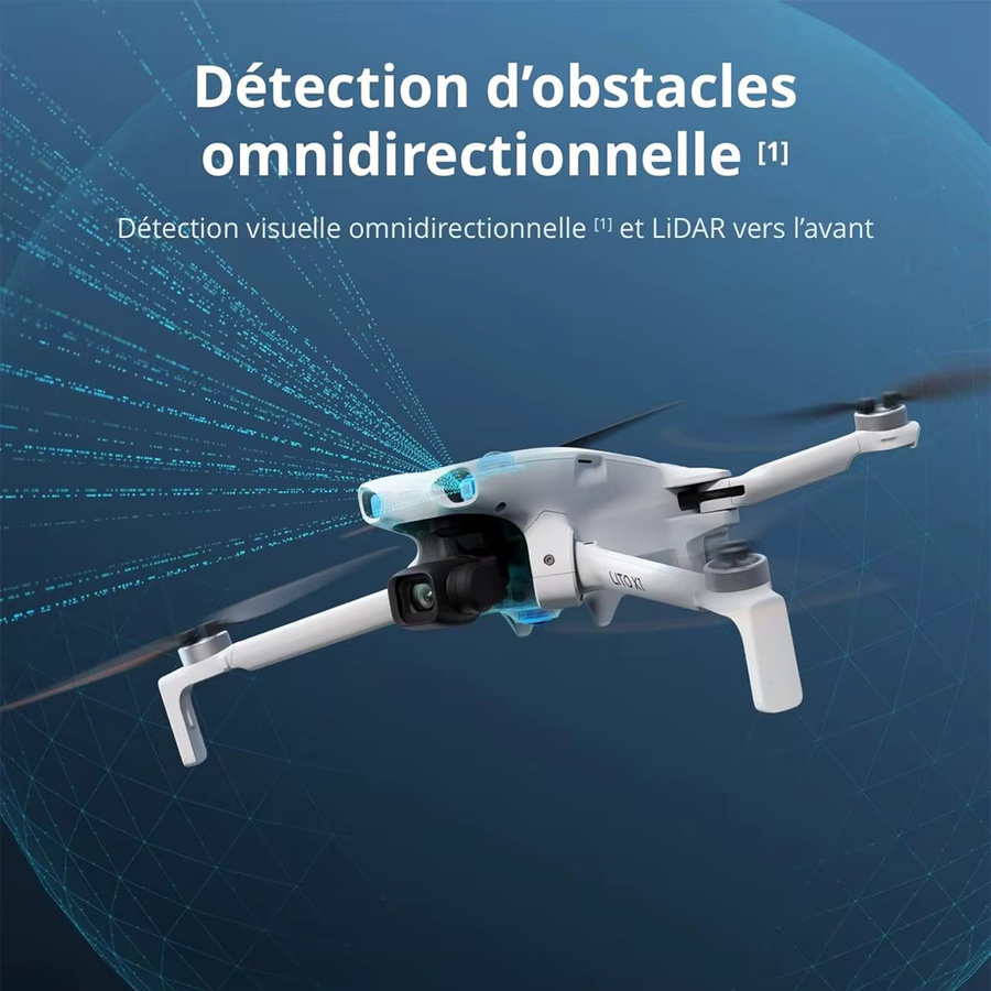 DJI Lito X1 Faltbare 4K-Leichtgewichts-Drohne mit 1/1,3 Zoll Sensor und Hinderniserkennung für Anfänger - Bild 2