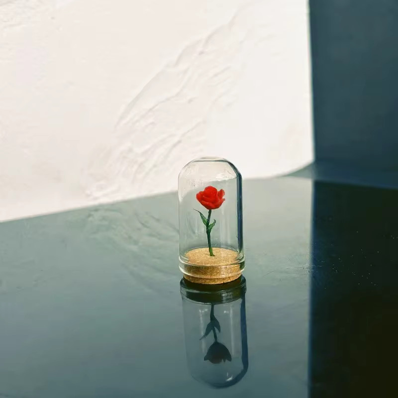 Simulation einer Mini-Pflanzenblume mit dem kleinen Prinzen, Miniatur-Szenenmodell, Puppenhaus-Zubehör - Bild 3