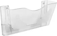 Deflecto DocuPocket Prospekthalter DIN A4 quer, 1 Fach, transparent - Bild 1