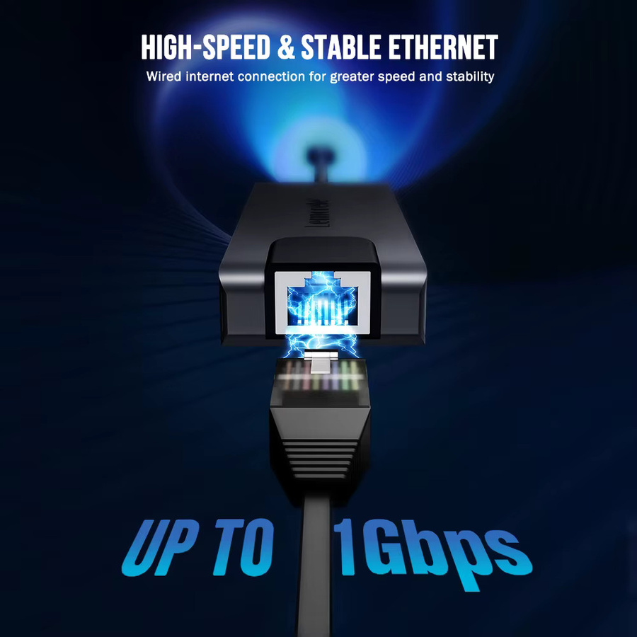 Lemorele 5 Port USB C Dockingstation mit HDMI 4K, Gigabit Ethernet RJ45 und USB A für PC und Laptop - Bild 3