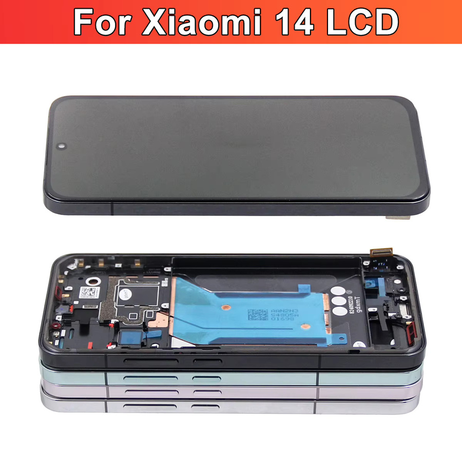 Xiaomi Mi 14 Ersatz Display mit Touchscreen Digitizer Montage in Schwarz - Bild 2