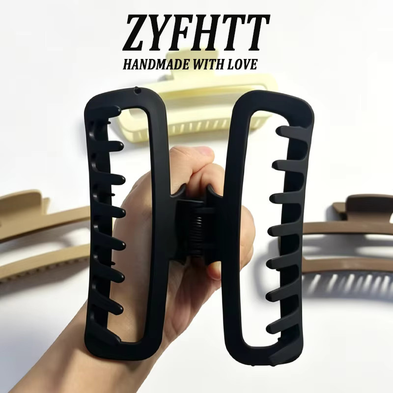 ZYFHTT Haarklammer, Matte Frosted, Rechteckig, Damen - Bild 5