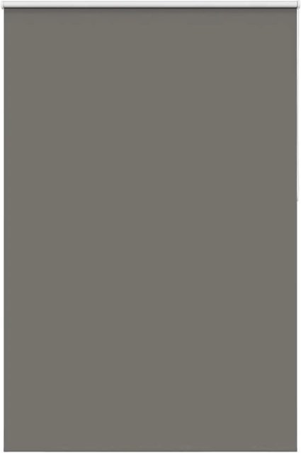 vidaXL Verdunkelungsrollo Grau aus Polyester mit Wärmedämmung B: 160 cm, H: 230 cm - Bild 1