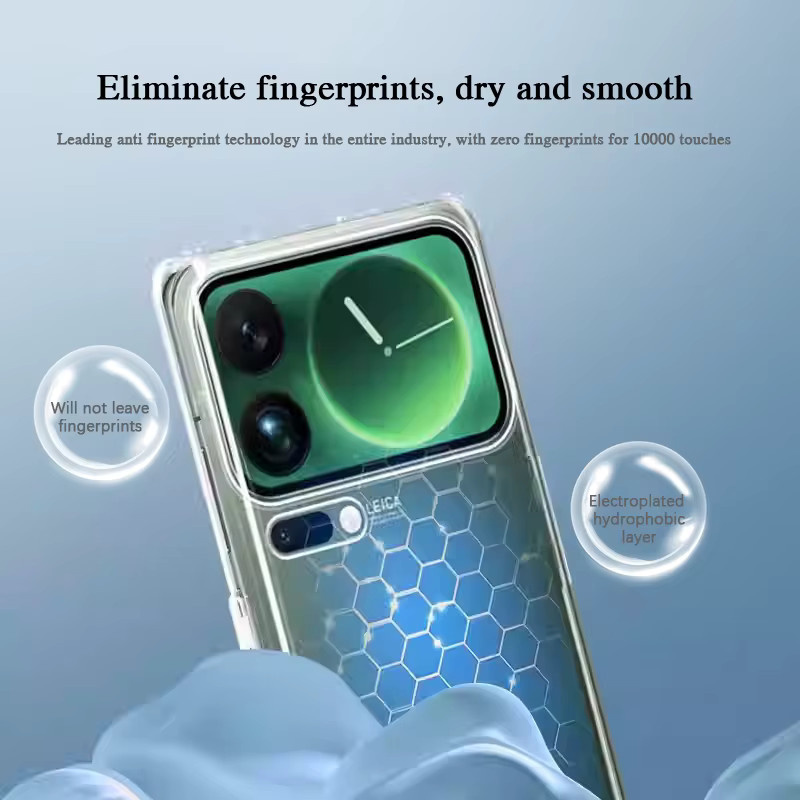 Transparente Silikon-Schutzhülle für Xiaomi 17 Pro Max 5G von Tropfen und Beulen - Bild 3