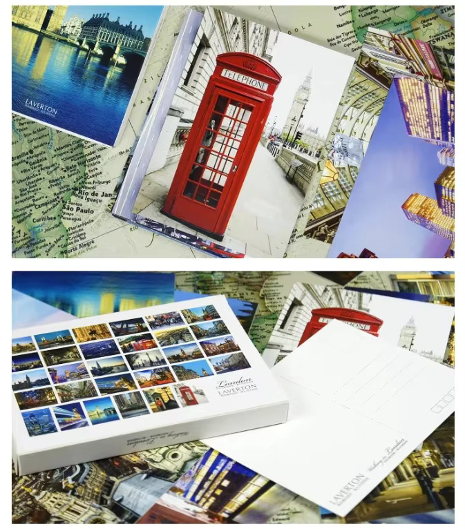 30 Stück Walking in London Themenpostkarten mit HD-Landschaftsmotiven in Multicolour aus Papier - Bild 2