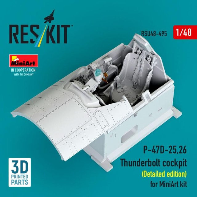Miniart P-47D-25,26 Thunderbolt Cockpit, Detailed Edition, 1:48 - Bild 1