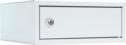 Rottner Möbeltresor Homecase aus Stahl in Lichtgrau, B: 25 cm, H: 10 cm - Bild 1